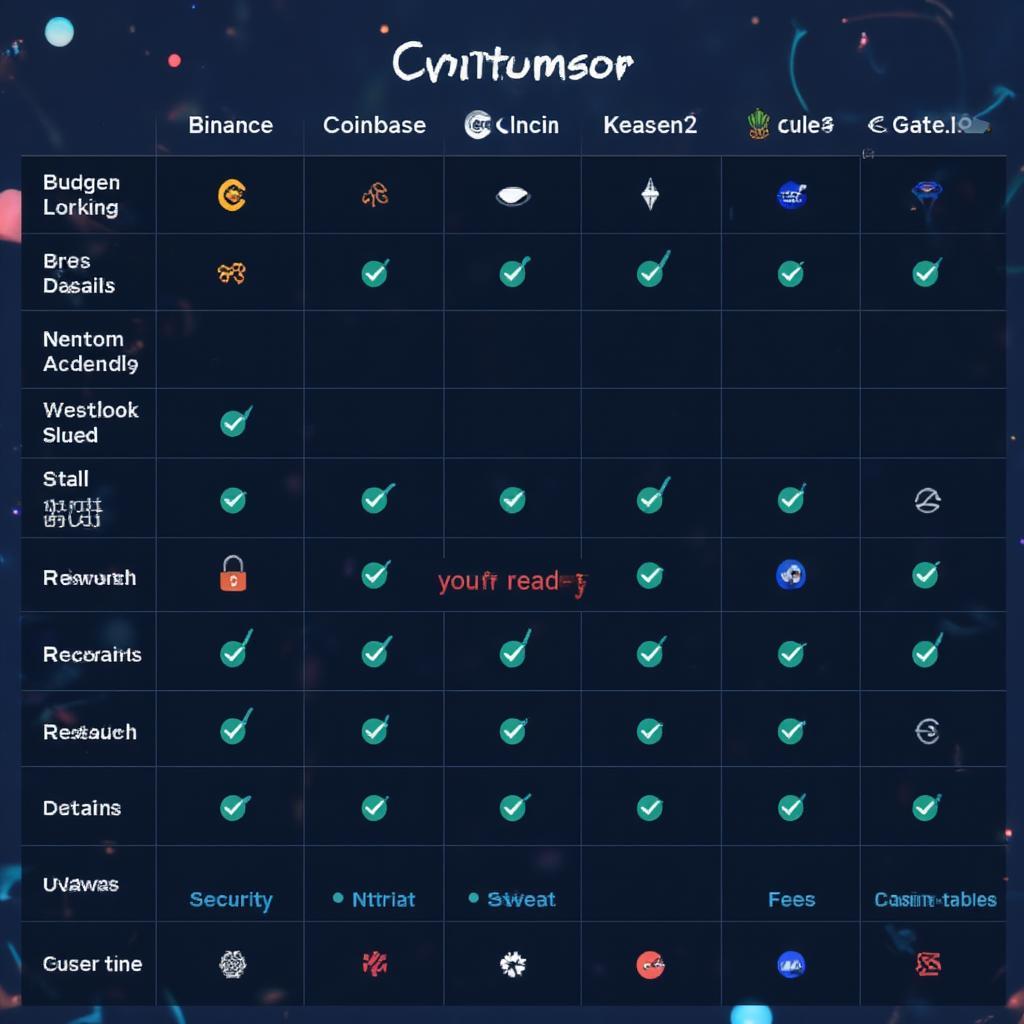 comparing different crypto exchanges