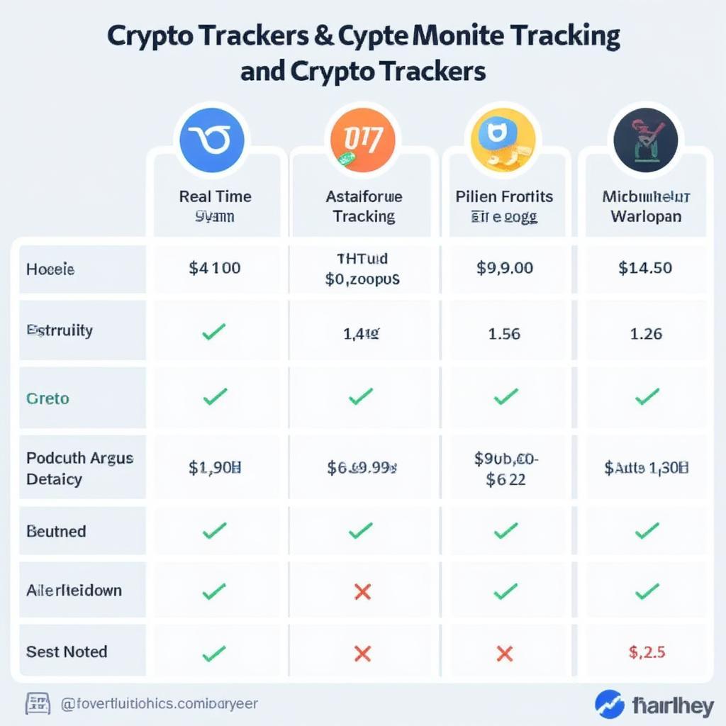 crypto tracker comparison table