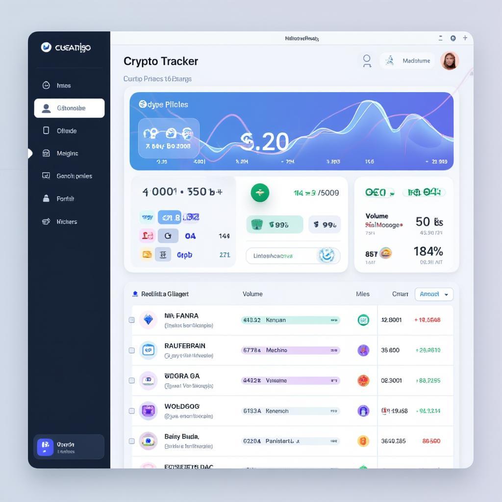 crypto tracker dashboard overview