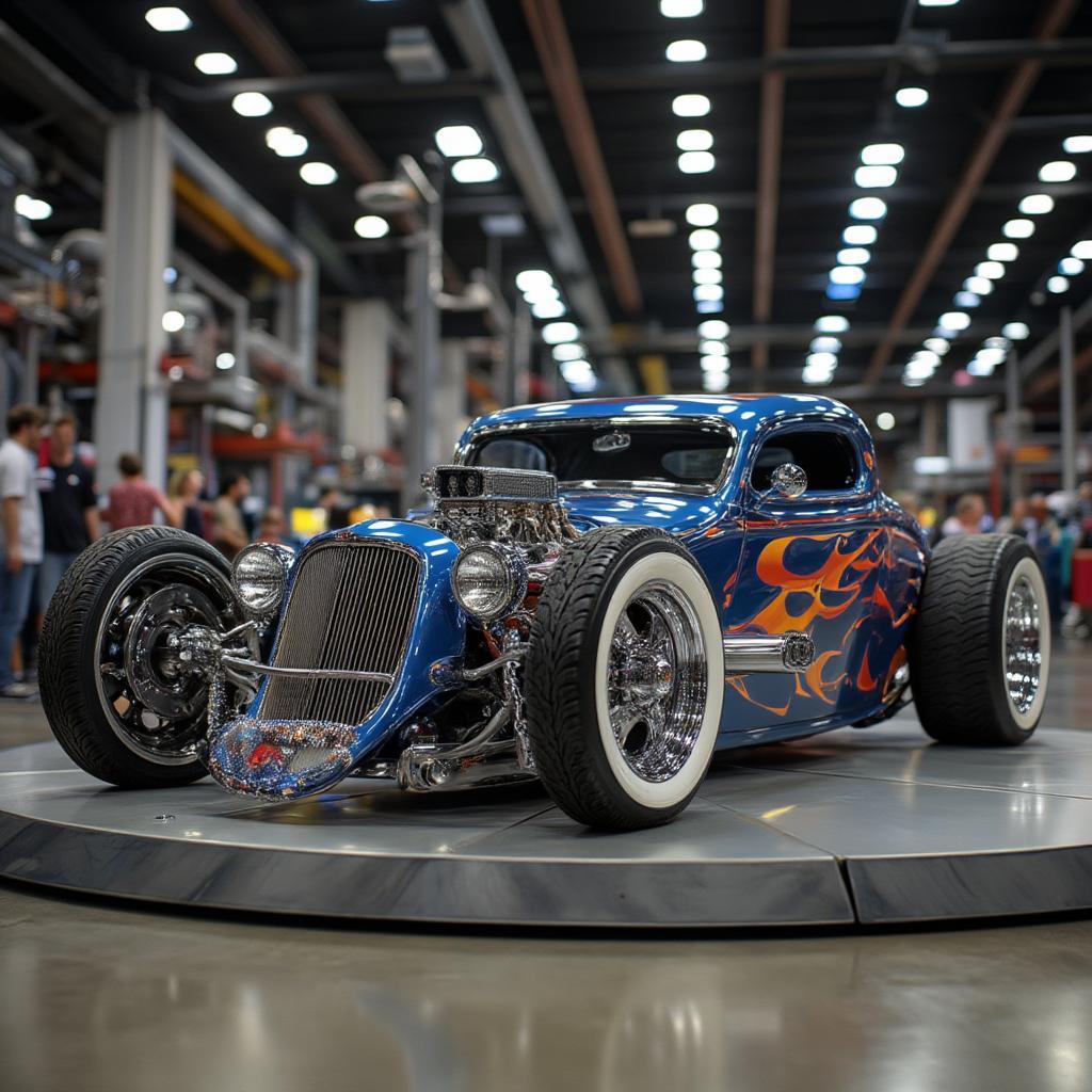 Custom-Built Hot Rod on Display at Shock Naue