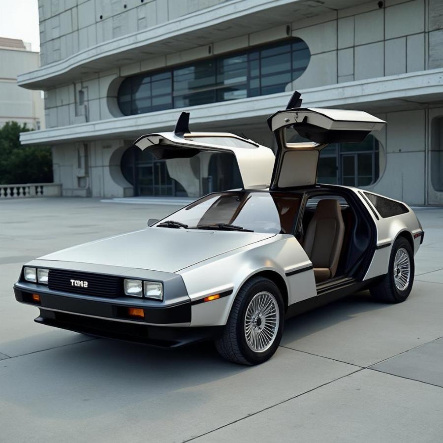 DeLorean DMC-12 Gull-Wing Doors Open