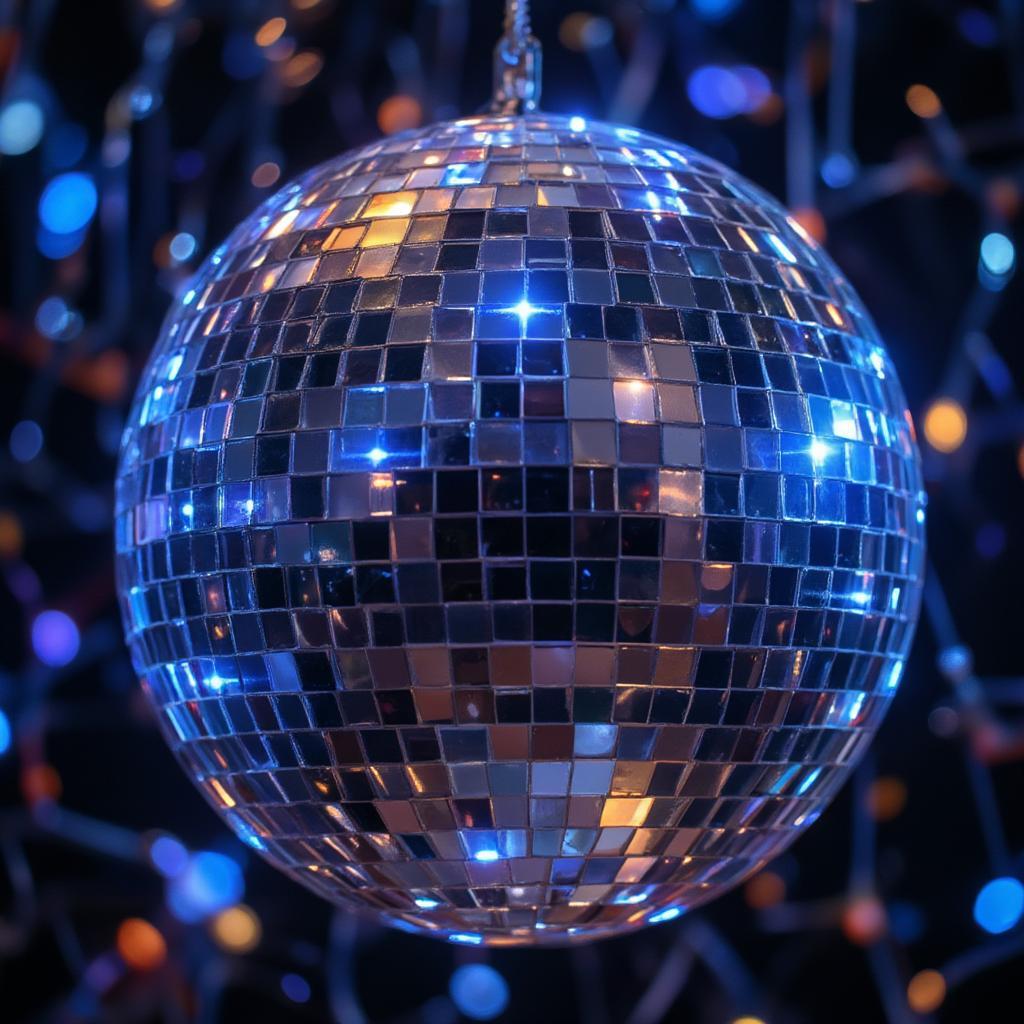 Disco Ball Reflection: Capturing the Energy