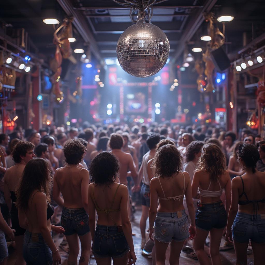 disco dance floor 1977