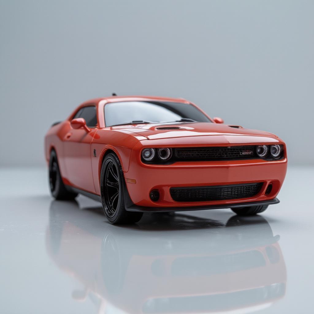 detailed dodge challenger model car replica