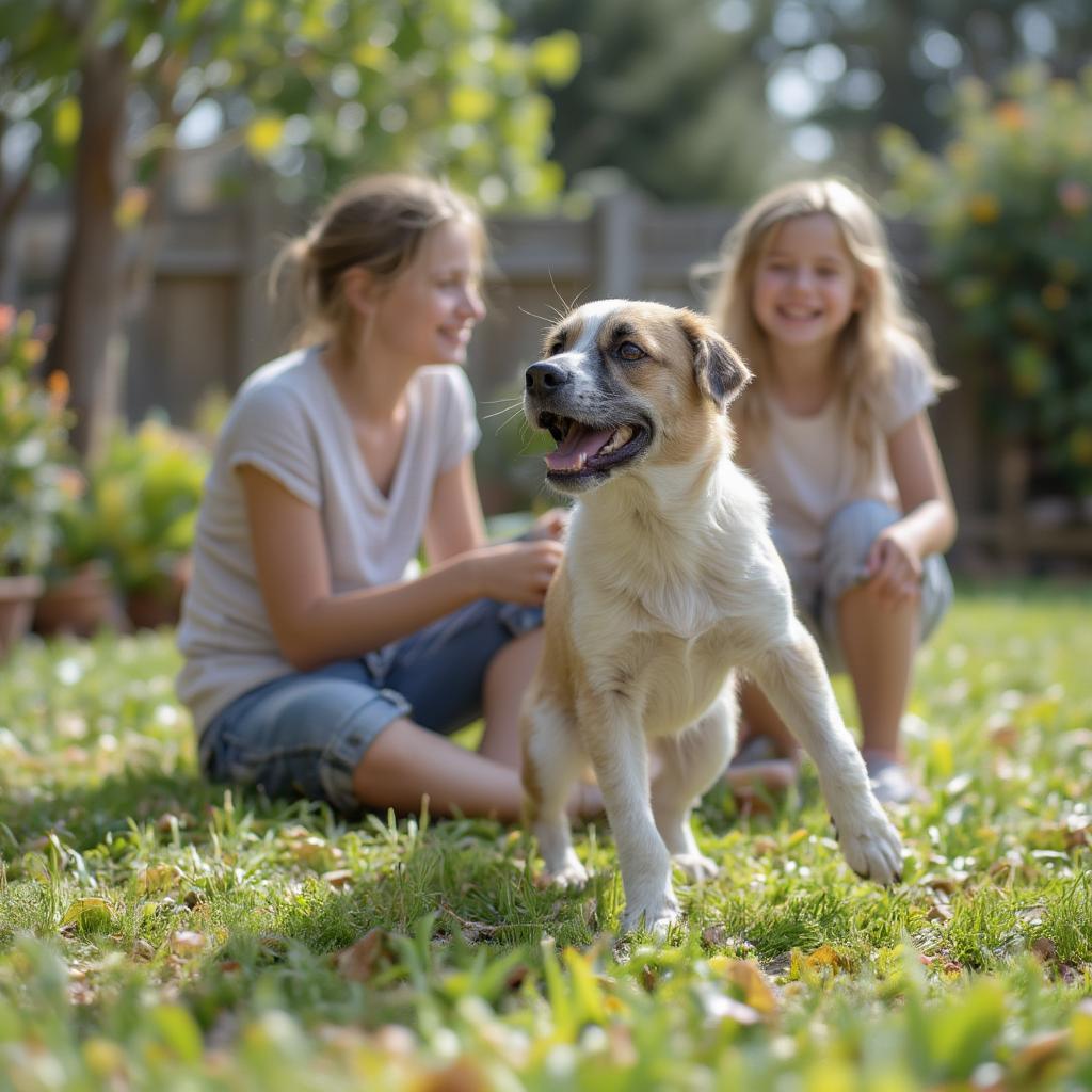 Rescued dog finds a loving home with a new family in 2022