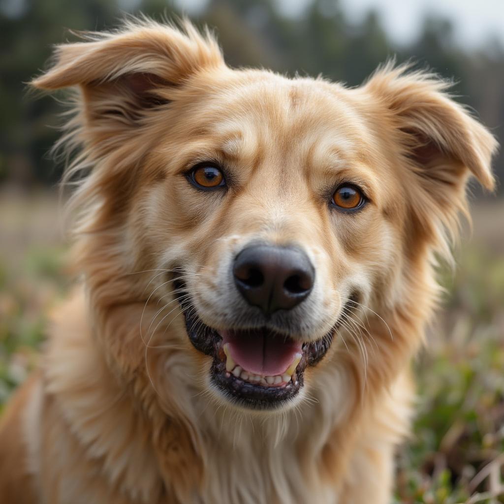 Dog Communicating with Owner