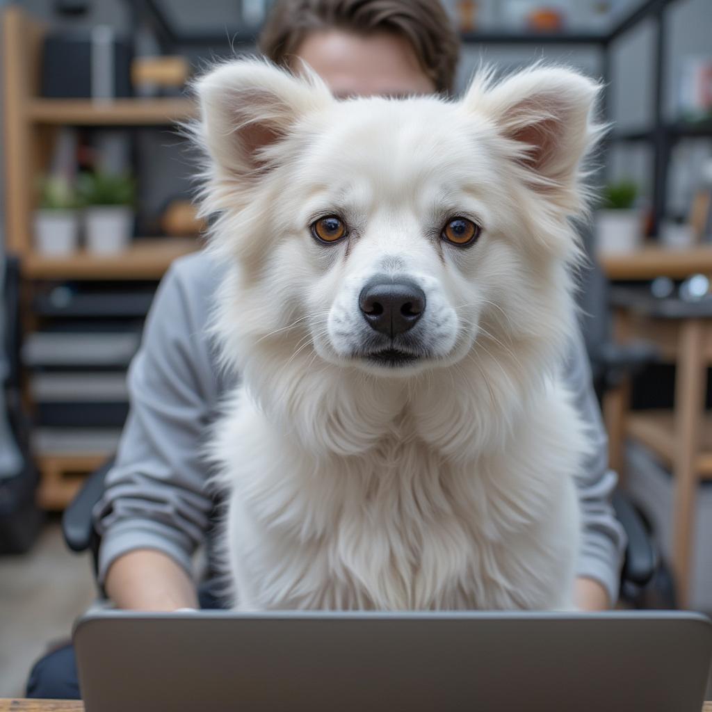 Dog Hilariously Crashes Zoom Meeting