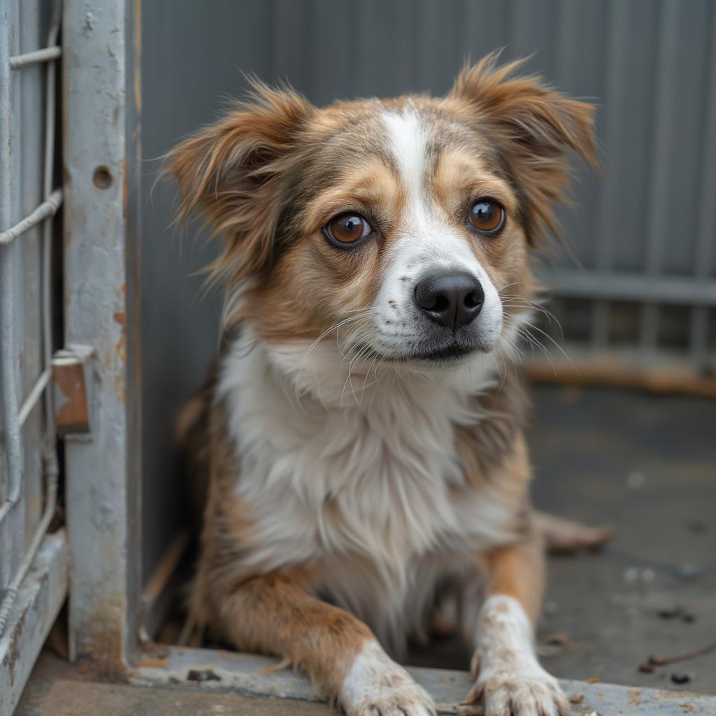 sad-dog-rescue-shelter