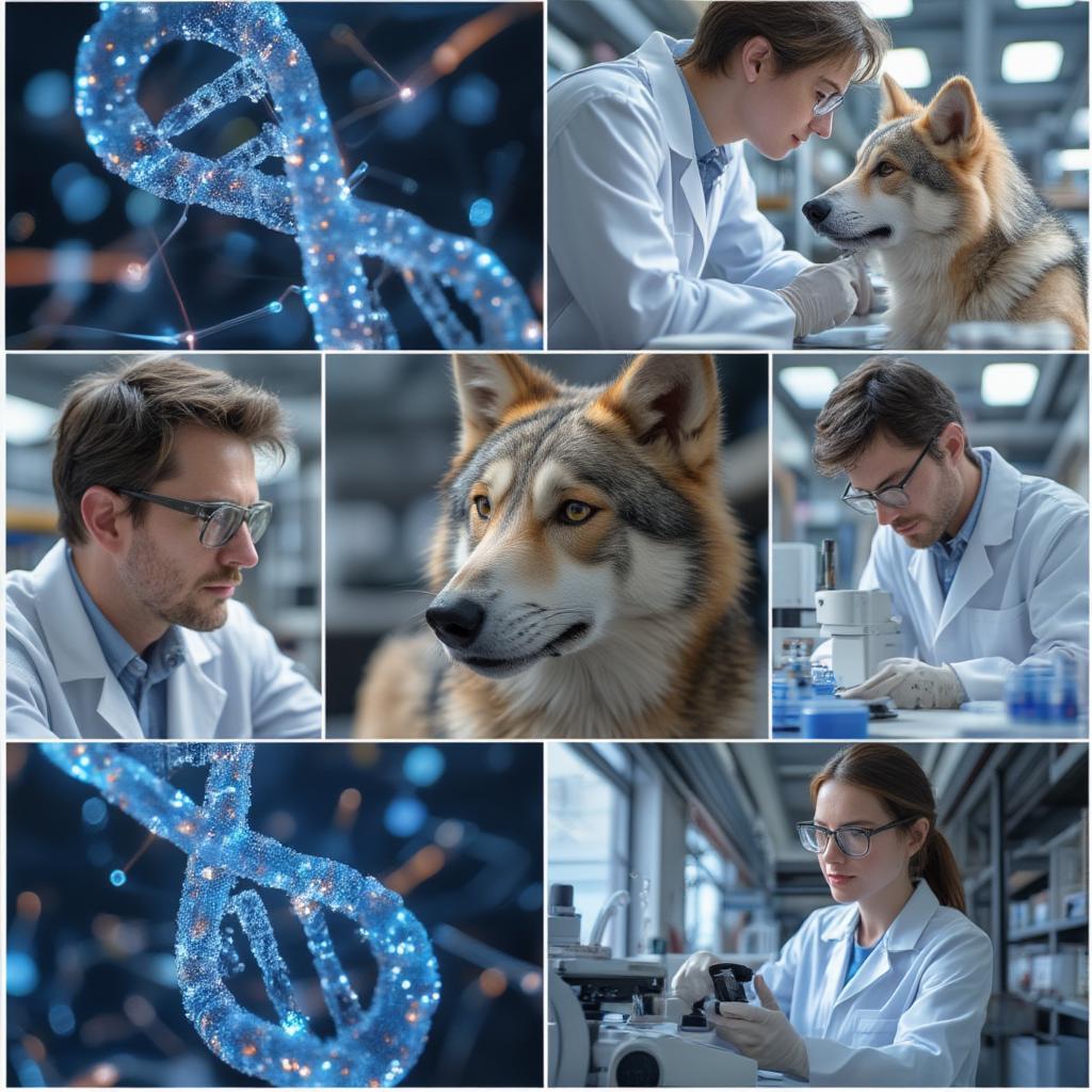 dog wolf modern research analysis