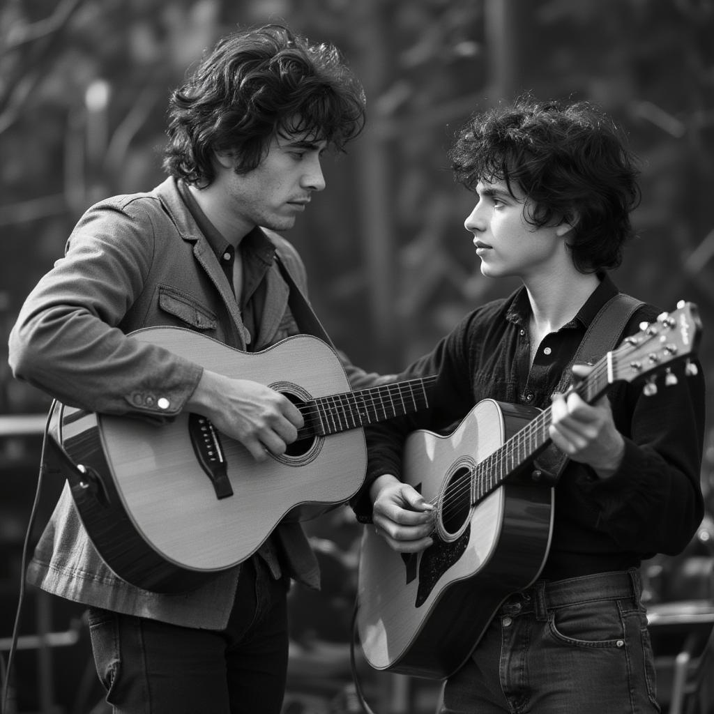 bob dylan and donovan early folk scene