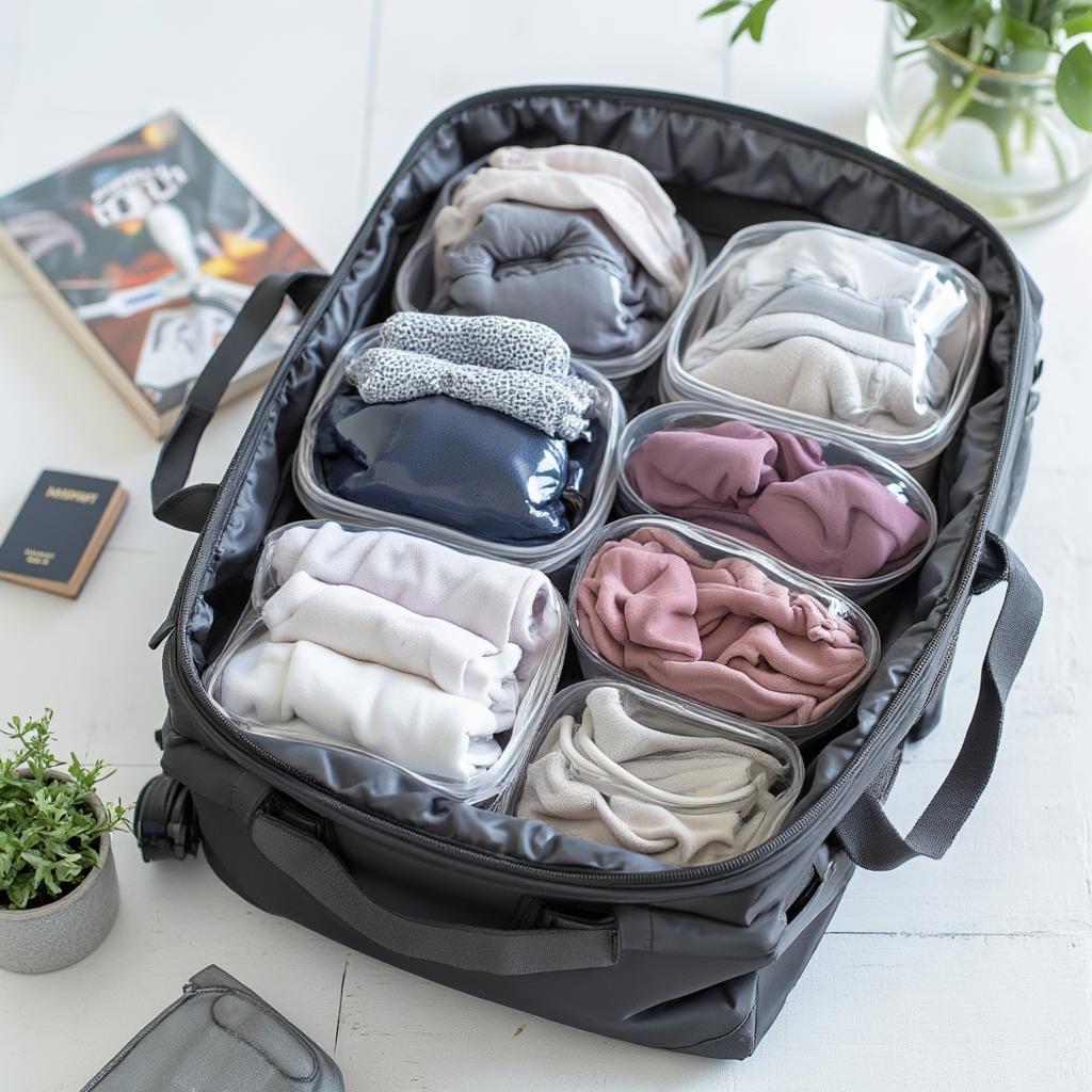 easyjet packing cubes method