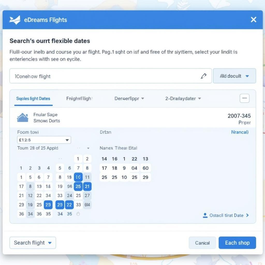 edreams-flights-flexible-dates-option-screenshot