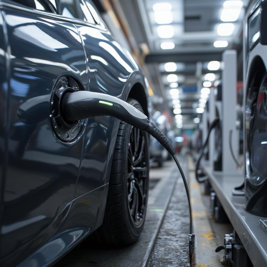 Charging station for electric car