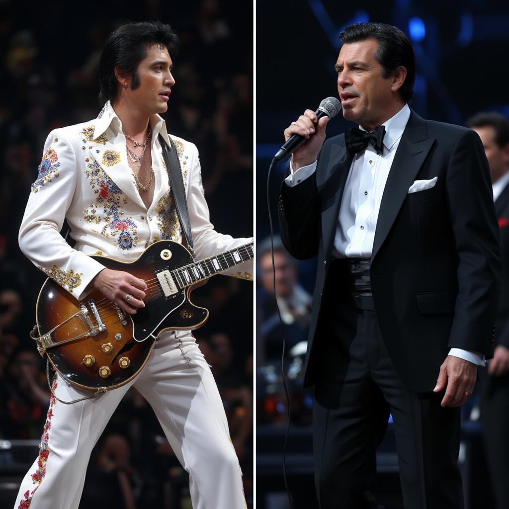 Elvis and Frank Sinatra: Contrasting Styles in Music