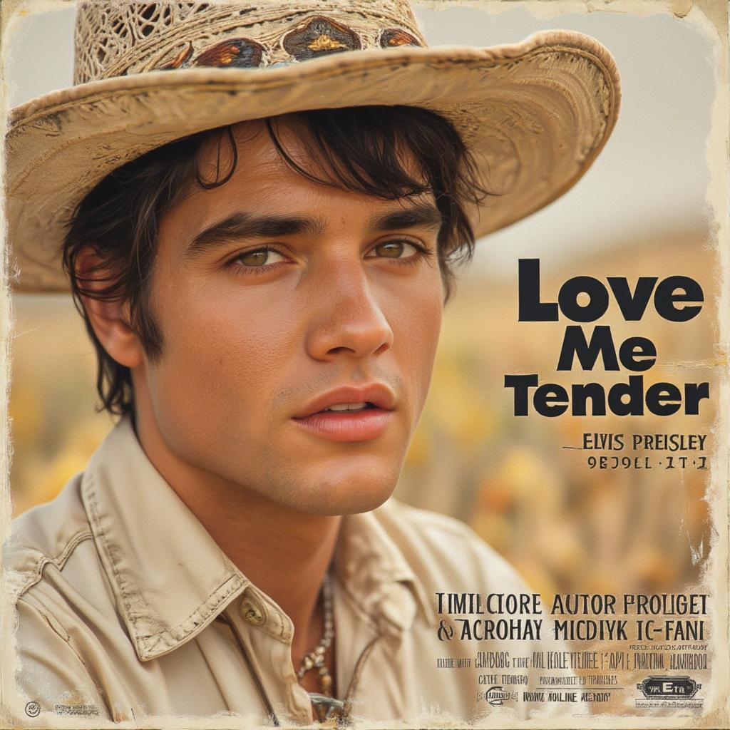 elvis presley love me tender film poster