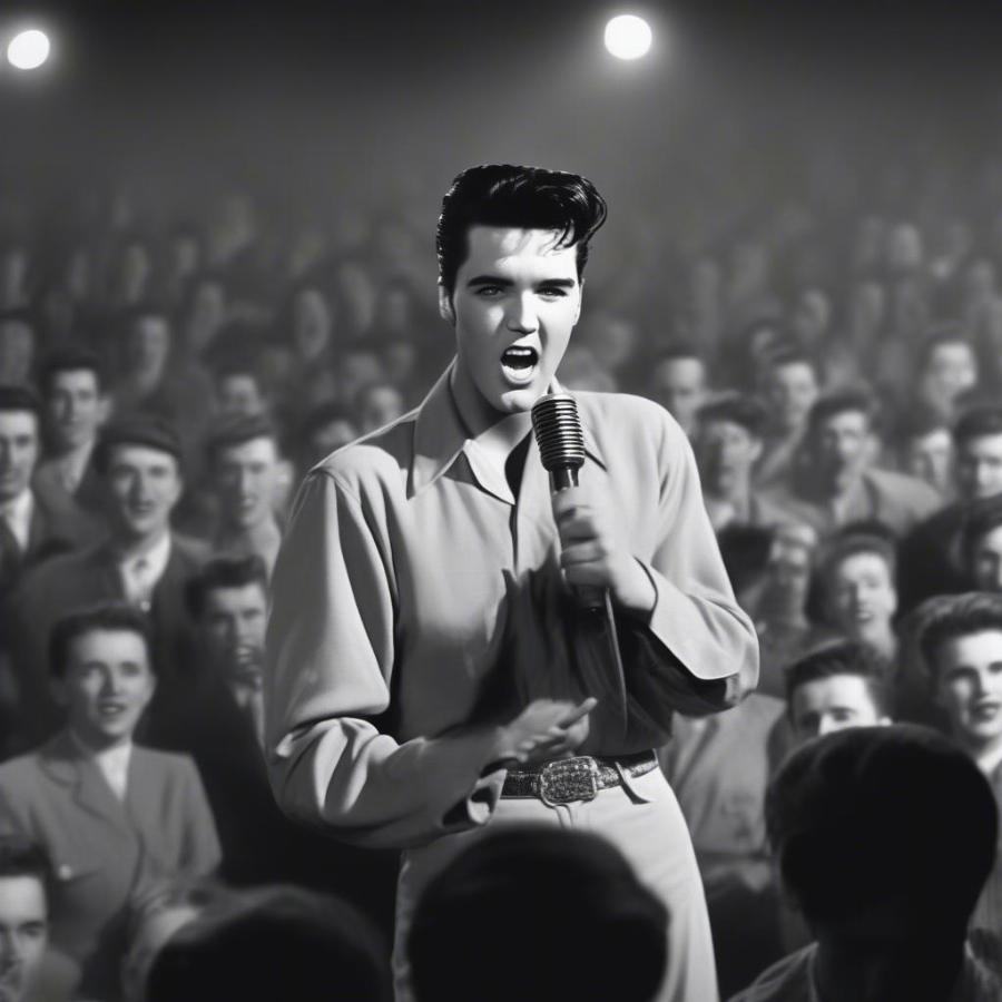 Elvis Presley: The 50s Rock and Roll Icon