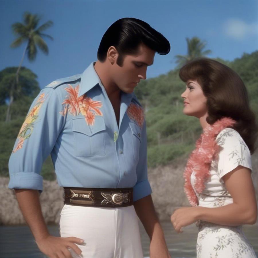 Elvis Presley Blue Hawaii Movie Still