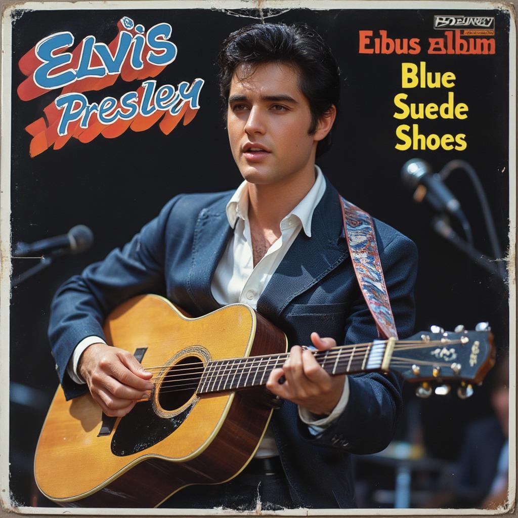 Elvis Presley's Debut Album Featuring Blue Suede Shoes