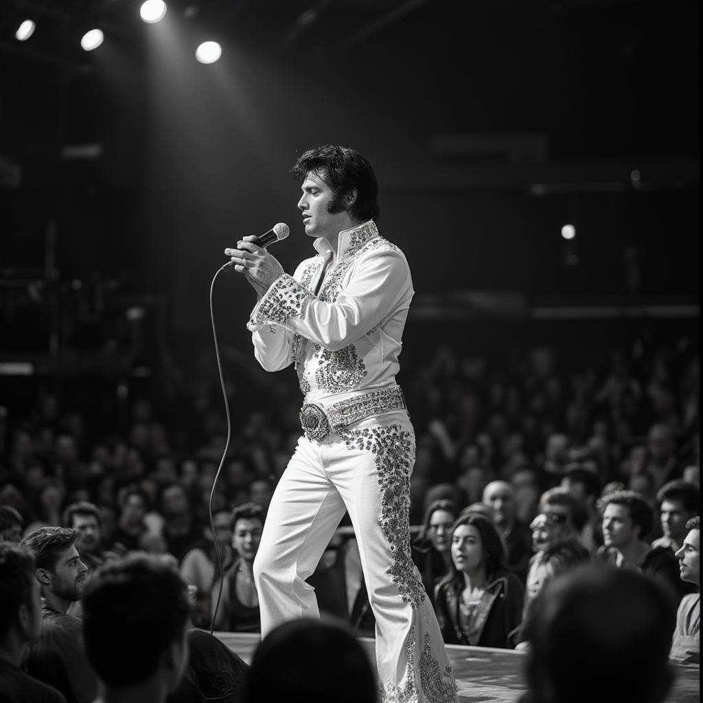 Elvis Presley Performing "In the Ghetto" Live