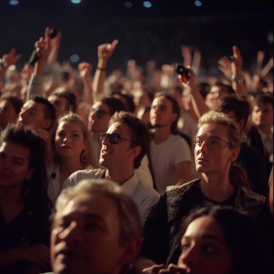 Elvis Presley Las Vegas Crowd