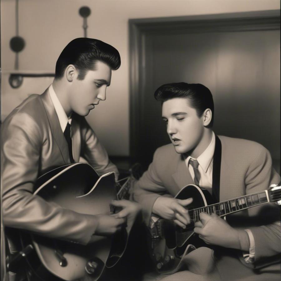 Elvis and Scotty Moore at Sun Studio: The Birth of Rock and Roll