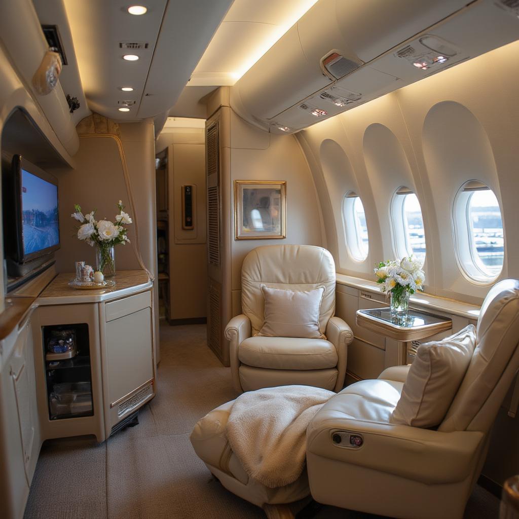 Emirates first class experience luxury amenities