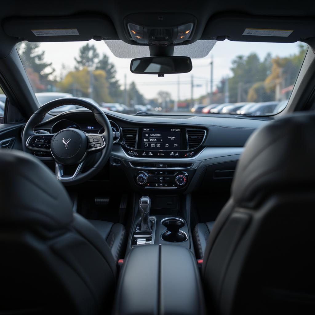 Luxury Interior of an Enterprise Premium Rental Car