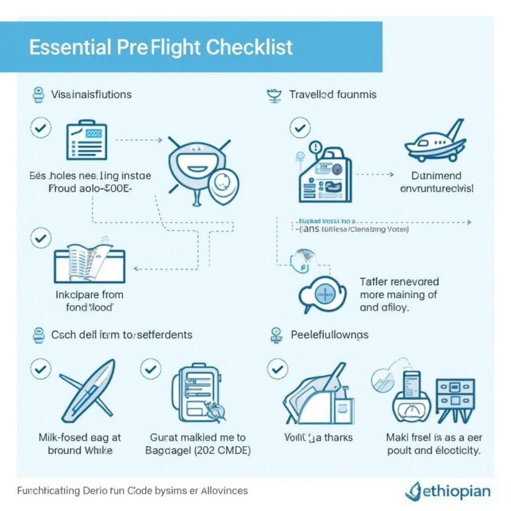 Ethiopian Airlines Pre-flight Checklist Essentials