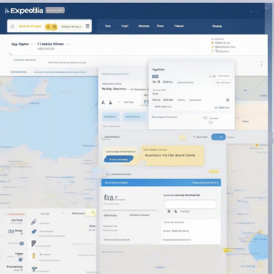 Expedia L Flight Search Interface