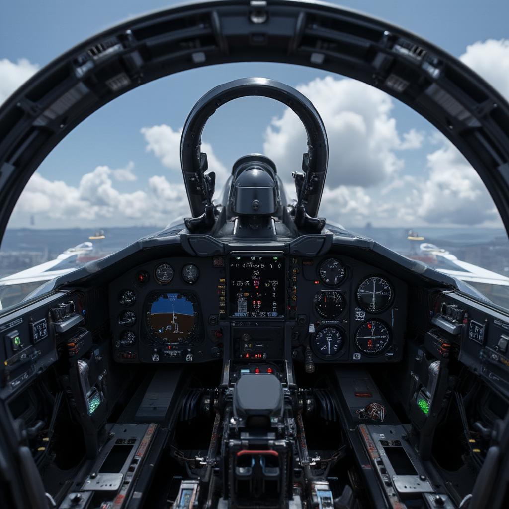 Realistic F14 Tomcat Cockpit