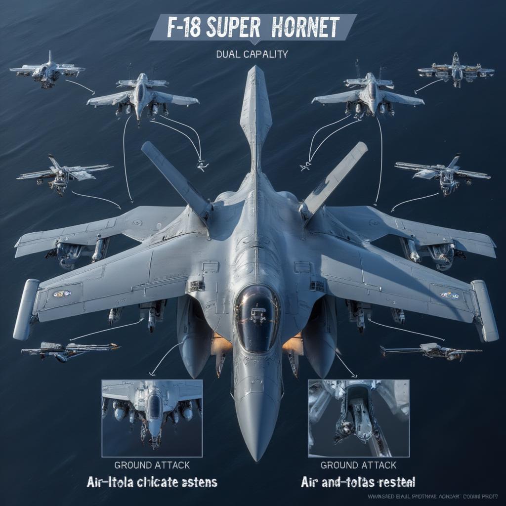 f18 super hornet ground attack role