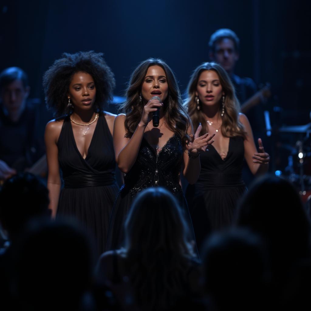 Famous Background Singers Performing Live on Stage