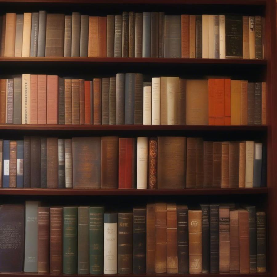 Collection of Famous Biography Books on a Shelf