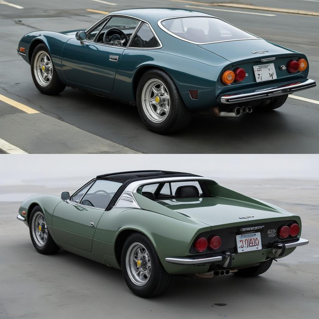 Ferrari Dino 246 GT vs GTS: Visual Comparison of Body Styles