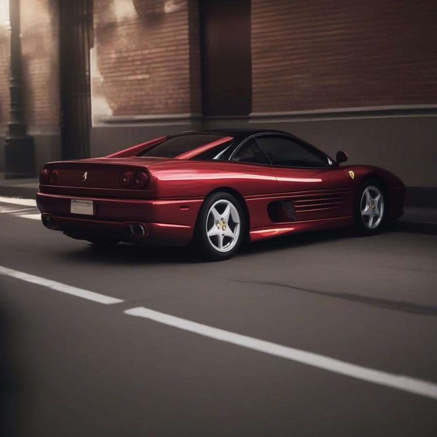 Classic Red Ferrari F355 Berlinetta Exterior