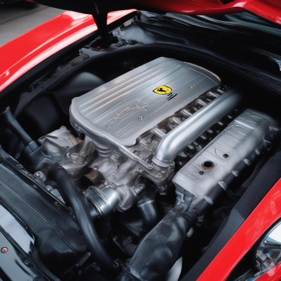 Ferrari F355 Berlinetta Engine Bay Detail