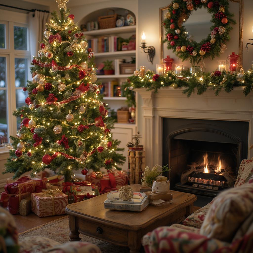 living-room-festive-decor