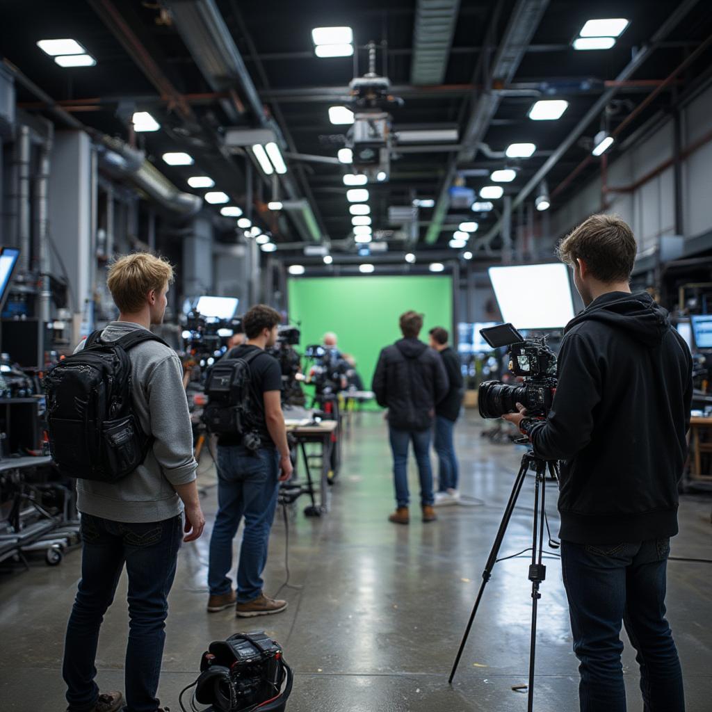 Film School Equipment and Studio Setup