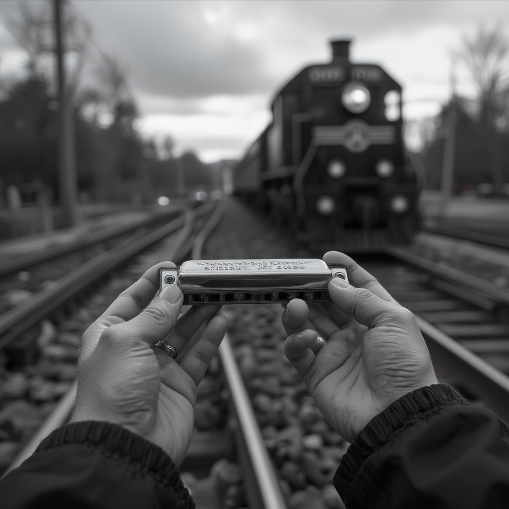 Harmonica Player Performing Folsom Prison Blues in E