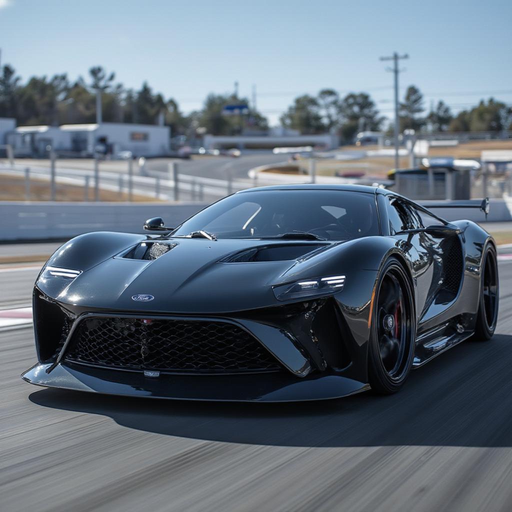 Ford GT on Race Track - Performance Showcase