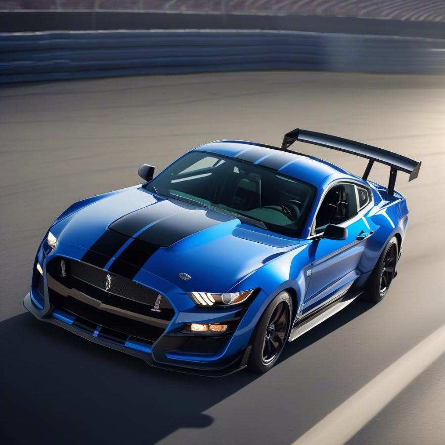 Ford Mustang Shelby GT500: A Modern Muscle Car Icon in Blue