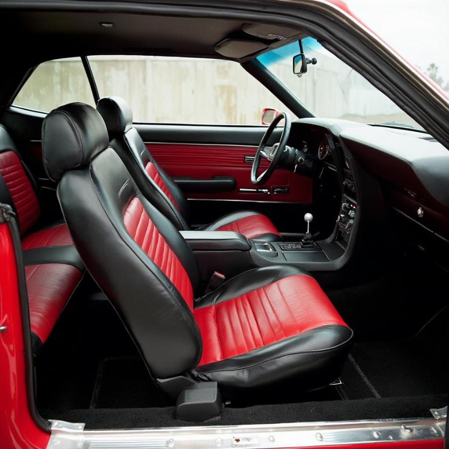 Ford Torino King Cobra Interior: A glimpse inside the cockpit of this rare muscle car.