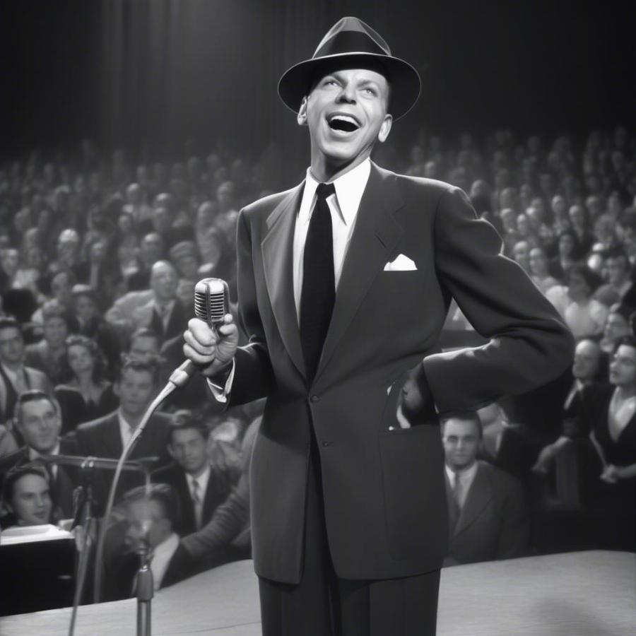 Frank Sinatra Performing Live in the 1940s