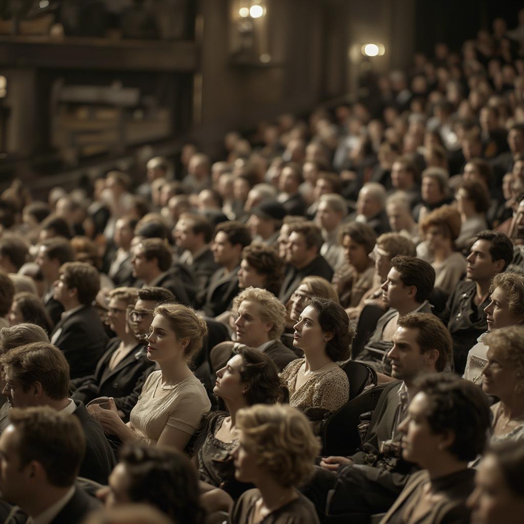 paramount theater audience at frank sinatra show