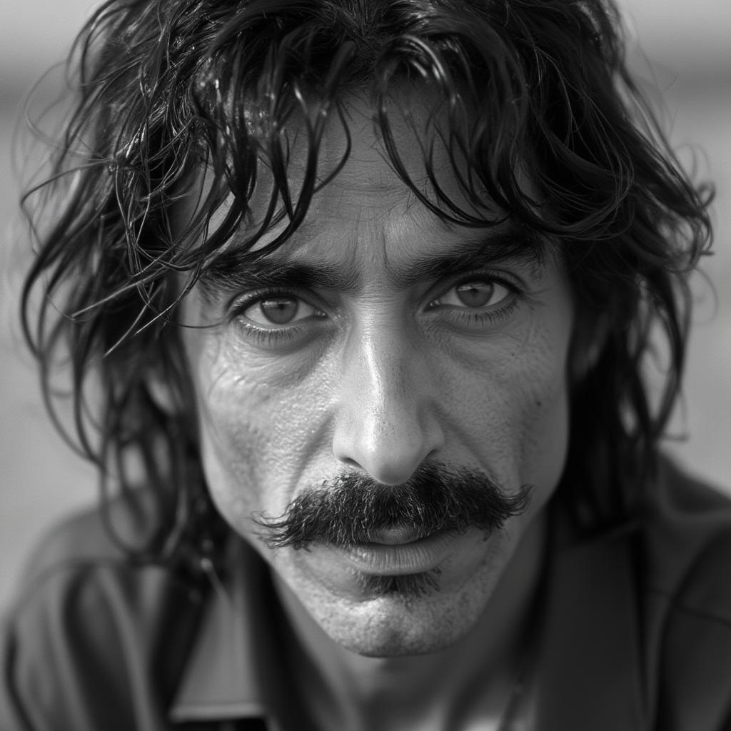 frank zappa serious face