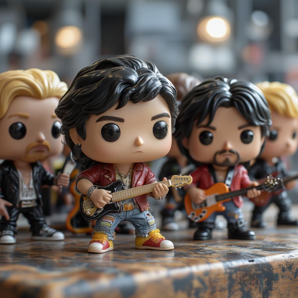 Funko Pop Rock Legends Display