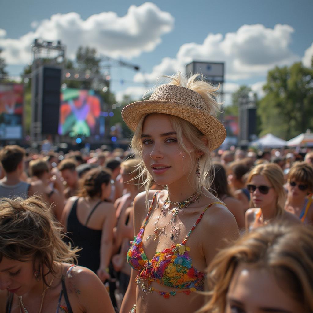 crowd enjoying funky music