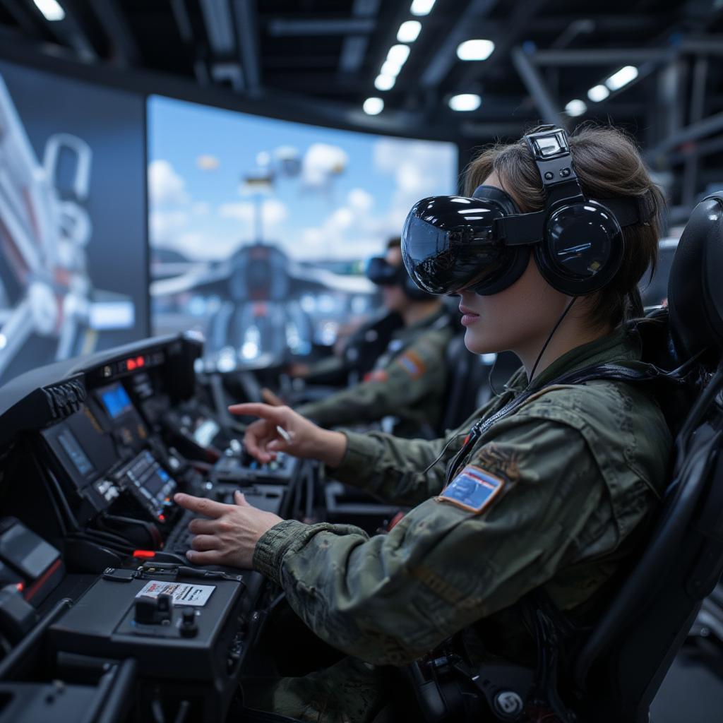 Future F16 Simulator with Virtual Reality Integration