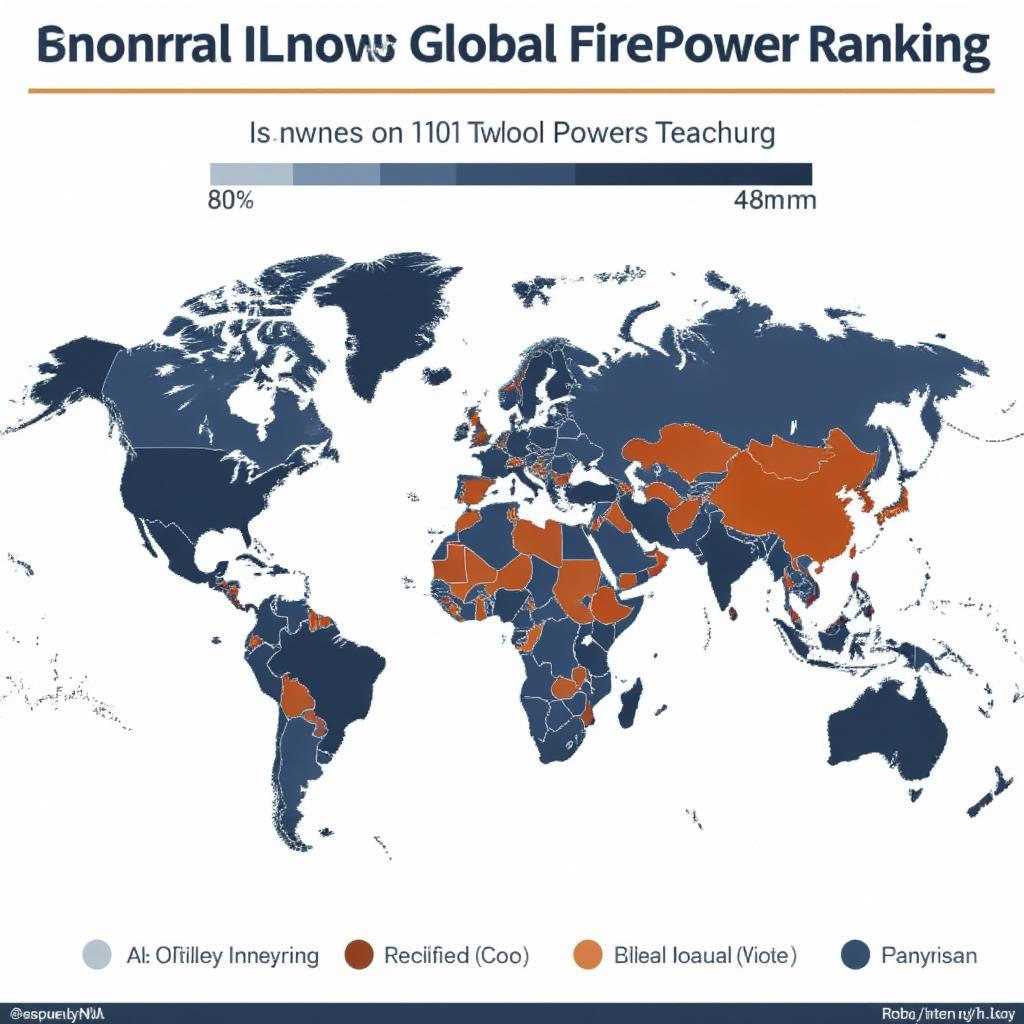 Global Firepower Index World Map 2023