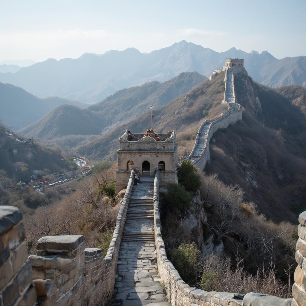 The Great Wall of China, one of the New7 Wonders of the World.